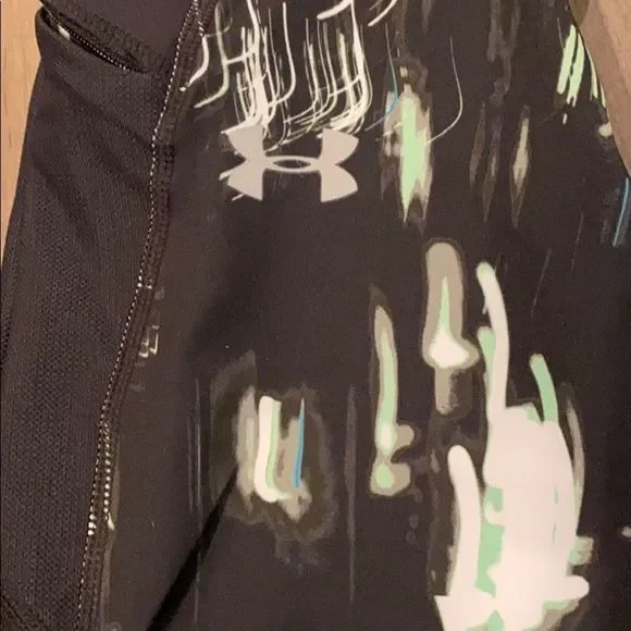 NWT Under Armour Speedpocket Run Printed Crop S - Picture 9 of 11